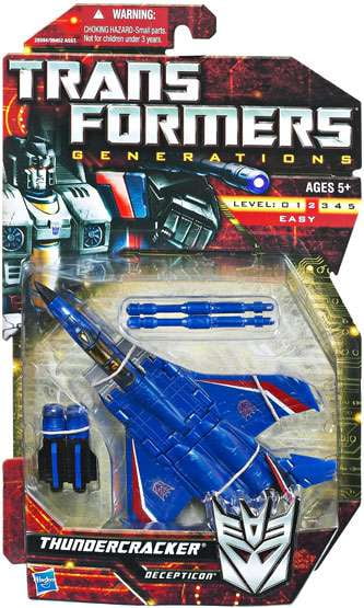 Transformers Hasbro Generations 12 months Deluxe Thundercracker Deception Action Figure, Multicolor