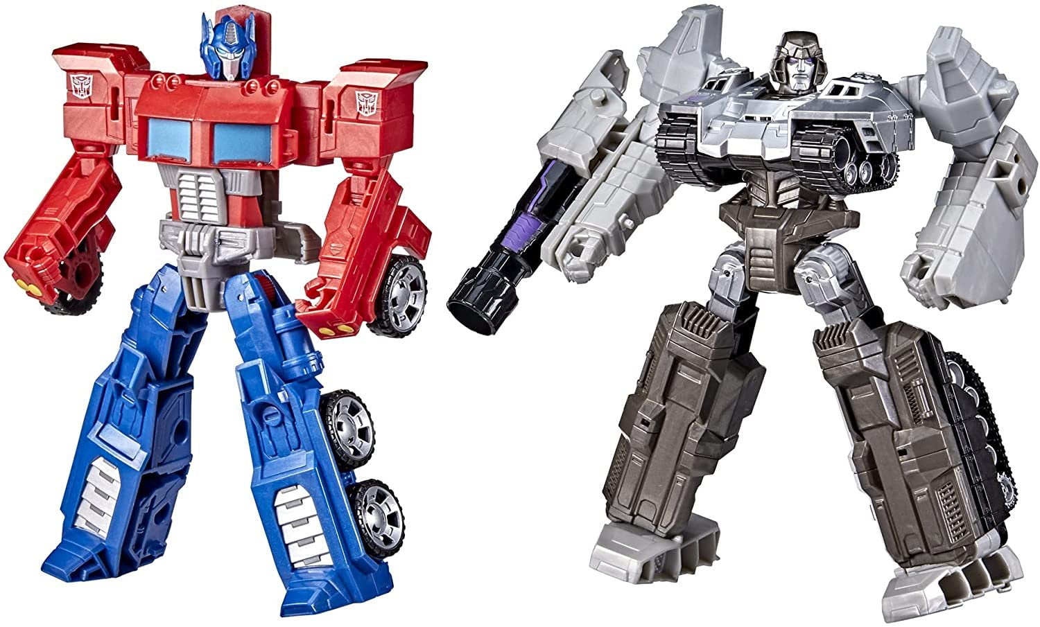 Transformers Heroes and Villains Optimus Prime and Megatron Action Figures, 2 Pack