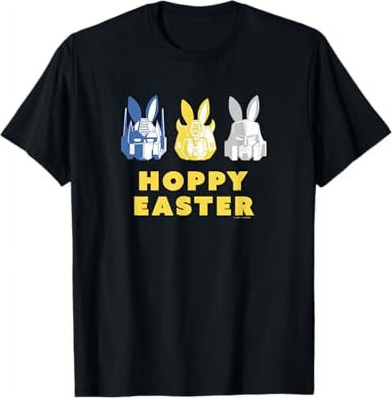 Transformers Hoppy Easter Group Bunny Line Up TShirt