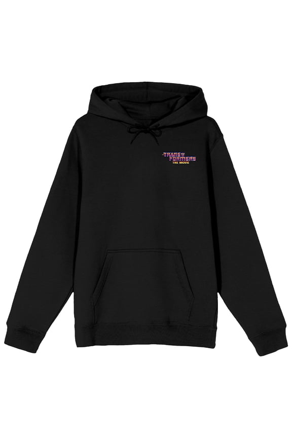Transformers Hot Rod Adult Black Long Sleeve Hooded Sweatshirt-Small