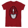 thumbnail image 1 of Transformers Hot Rod Head Women's T Shirt, Cardinal, 2X-Large, 1 of 6