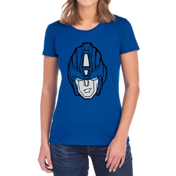 Transformers Hot Rod Head Women's T Shirt, Royal, Large