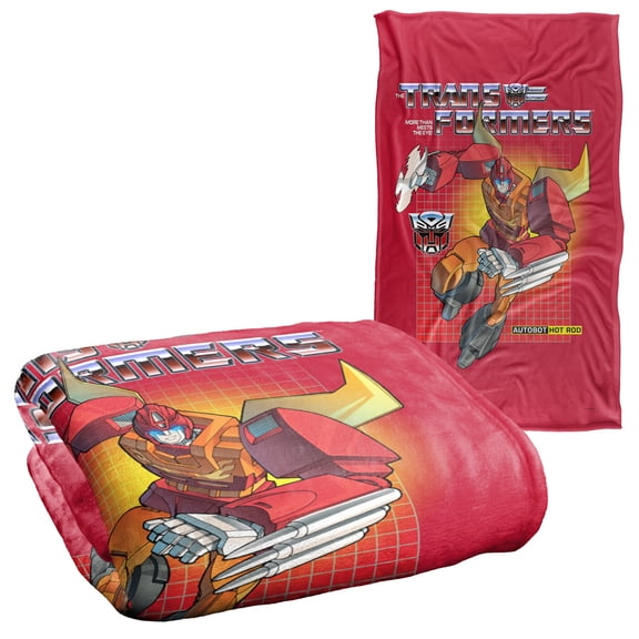 Transformers Hot Rod Silky Touch Super Soft Throw Blanket 36' x 58'