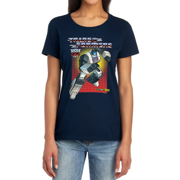 Transformers Jazz Women's T Shirt, Navy, Large