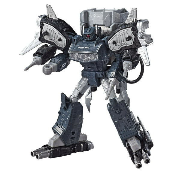 Transformers Kids Galactic Man Shockwave Action Figures, Plastic Multicolor, 9.25" x 10.98"