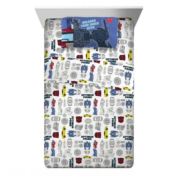 Transformers Kids Twin Sheet Set, Hasbro