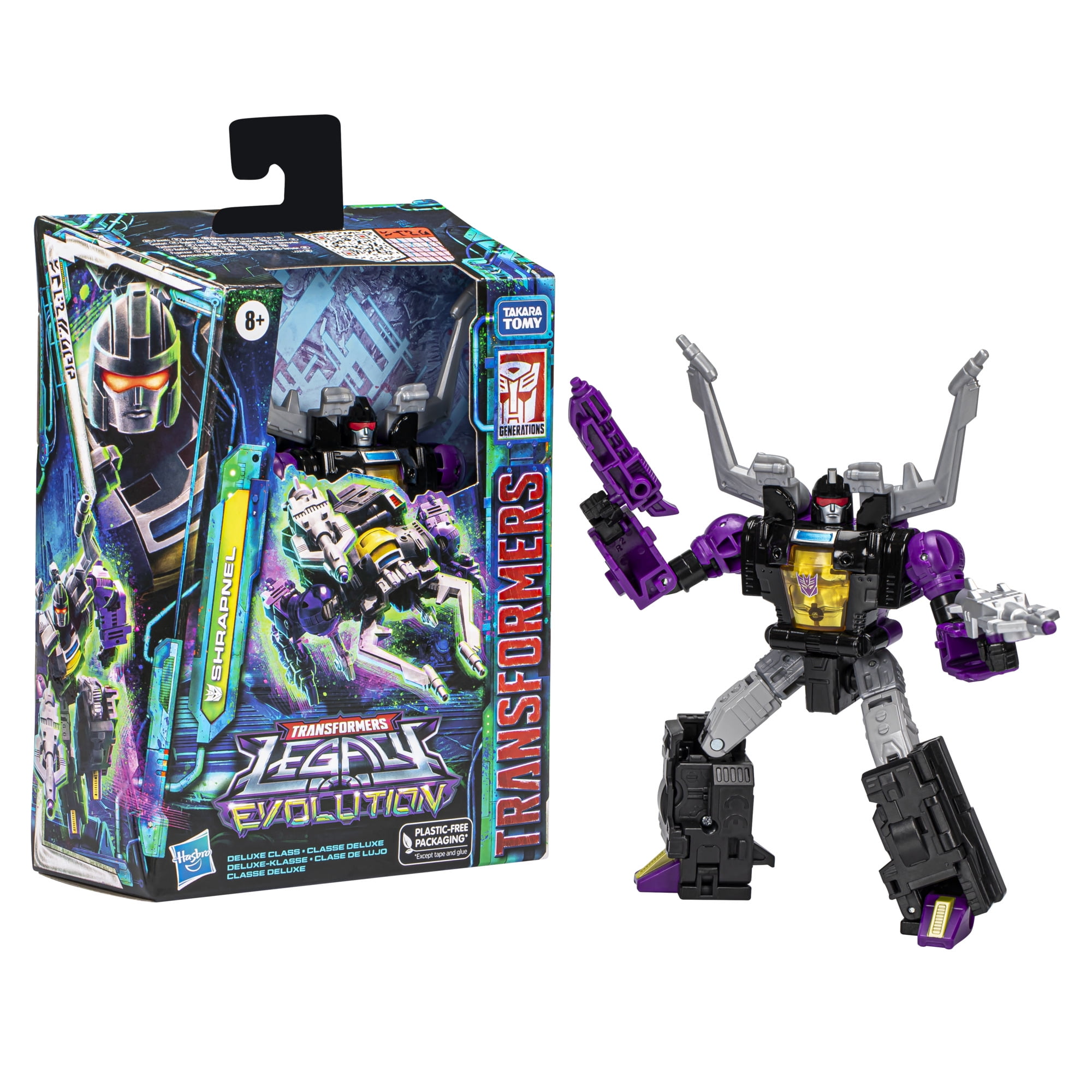 Transformers Legacy Evolution Shrapnel 5.5 inch Deluxe Action Figure