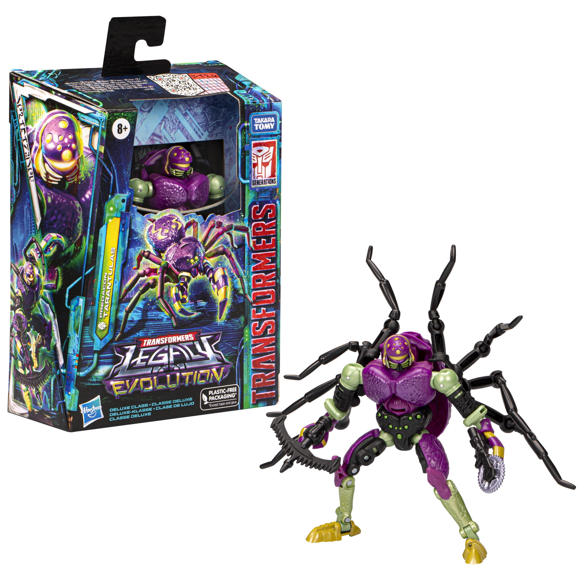 Transformers: Legacy Evolution Predacon Tarantulas Converting Kids Toy Action Figure for Boys and Girls Ages 8 9 10 11 12 and Up (5.5)