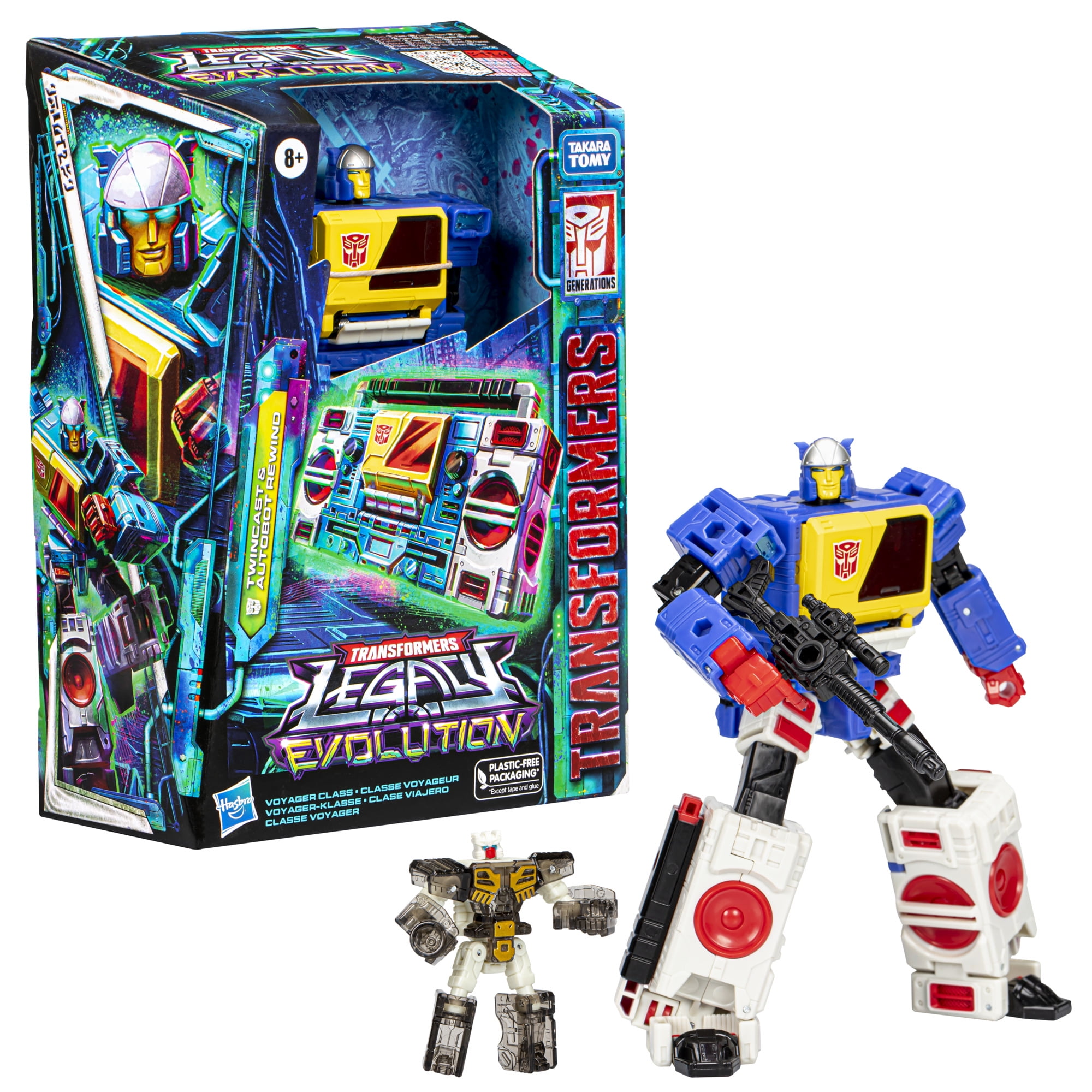 Transformers Legacy Evolution Twincast & Rewind - Voyager Transformers Legacy Evolution Twincast & Rewind - Voyager