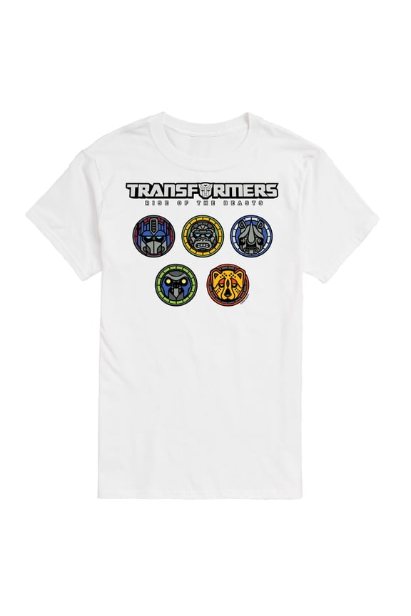 - Logo With Badges - Adult Short Sleeve T-Shirt