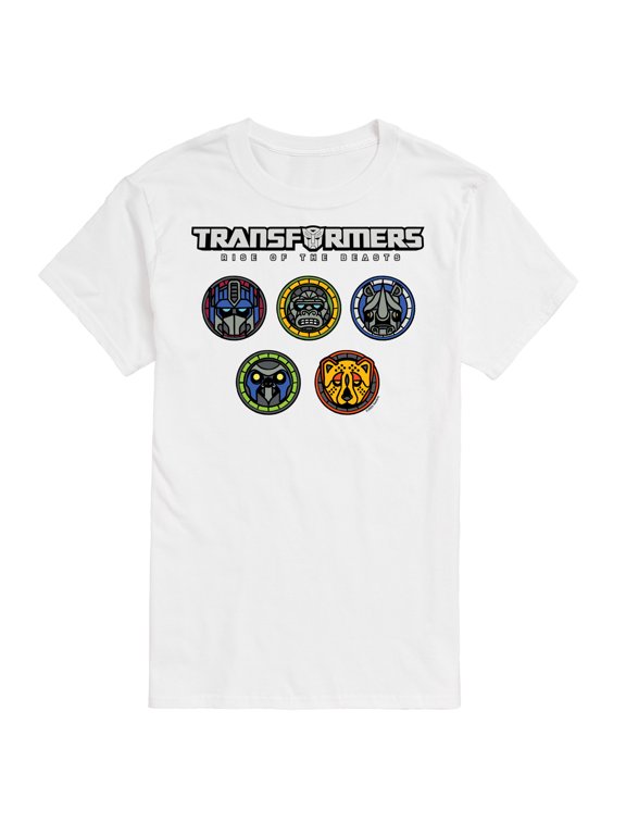 - Logo With Badges Men's Short Sleeve Graphic T-Shirt