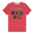 thumbnail image 1 of Transformers - Logo With Badges - Kids Toddler And Youth Short Sleeve T - Shirt, 1 of 4