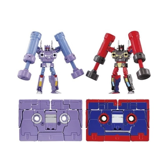 Transformers MPG-21 Rumble and Frenzy Set  Hasbro Takara Tomy Decepticon Figures, Cassette to Robot