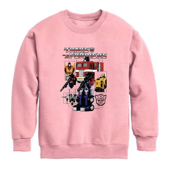 Transformers - Magazine Graphic Long Sleeve Fleece Sweatshirt