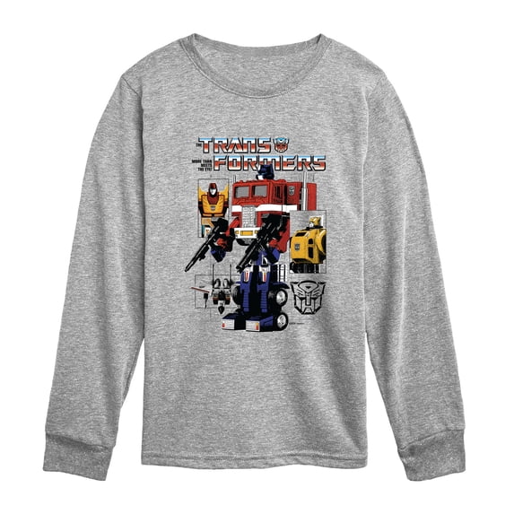 Transformers - Magazine - Youth Boys Long Sleeve Graphic T-Shirt