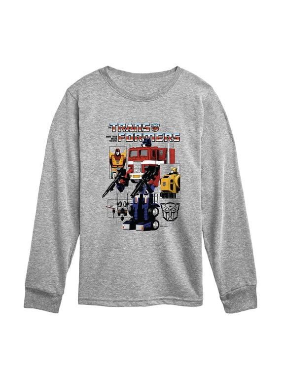 - Magazine Boys' Long Sleeve Graphic T-Shirt