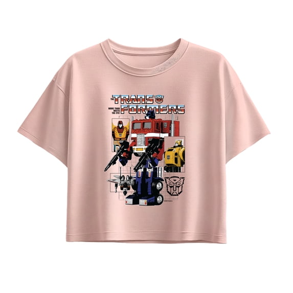 Transformers - Magazine - Youth Girls Boxy T-Shirt