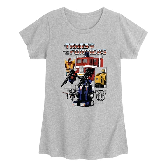 Transformers - Magazine - Youth Girls Fitted Short Sleeve T-Shirt
