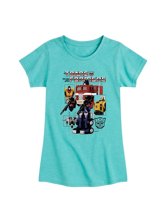 - Magazine Girls' Fitted Short Sleeve Graphic T-Shirt