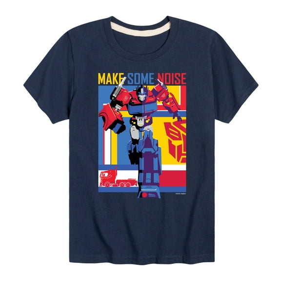 Transformers - Make Some Noise Transformers - Kids Toddler And Youth Short Sleeve T - Shirt