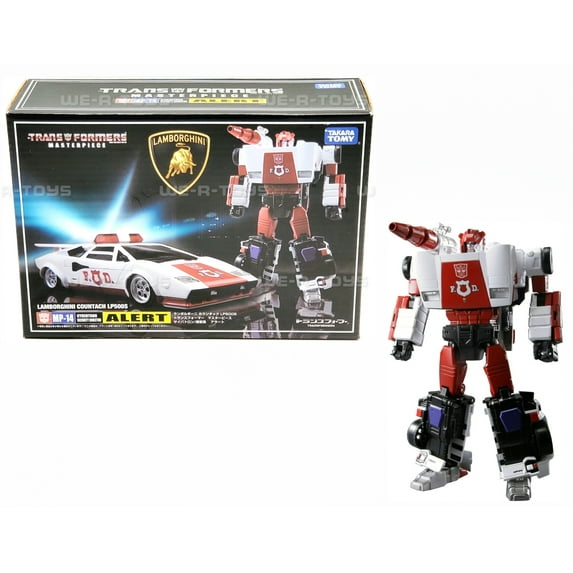Transformers Masterpiece Lamborghini Countach MP-14 Security Agent Alert NRFB