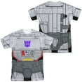 thumbnail image 1 of Transformers Megatron Unisex Adult Sublimated Costume T Shirt (Front/Back), Small, 1 of 2