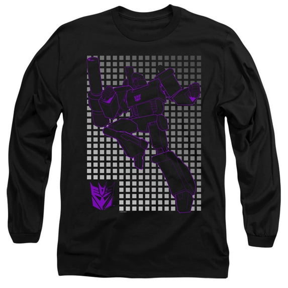 Transformers - Megatron Grid - Long Sleeve Shirt - XX-Large