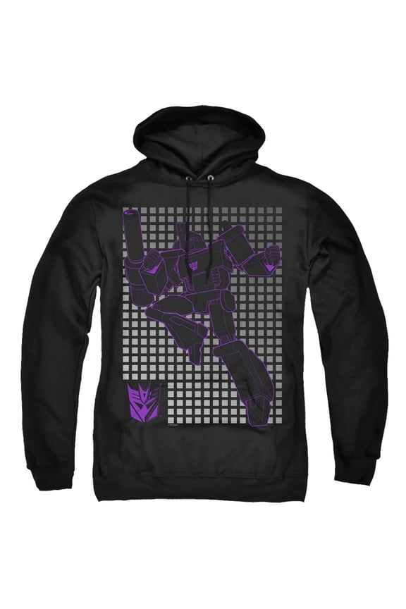 - Megatron Grid - Pull-Over Hoodie - Large