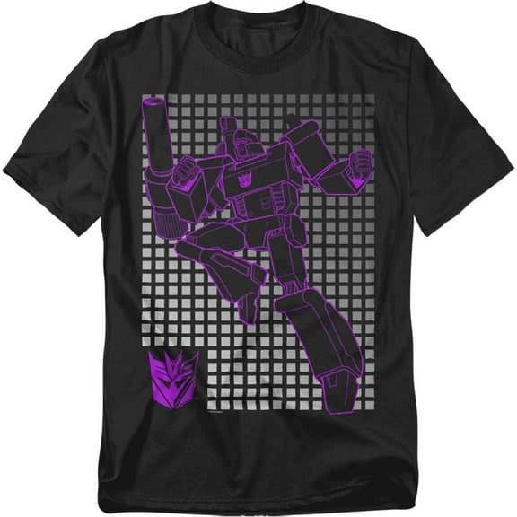 Transformers T-Shirt Megatron Grid Unisex Graphic Tee For Men & Women
