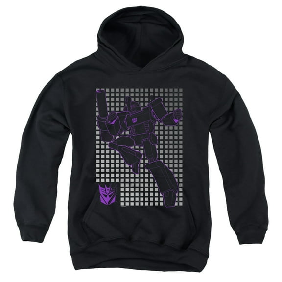 Transformers - Megatron Grid - Youth Hooded Sweatshirt - Medium