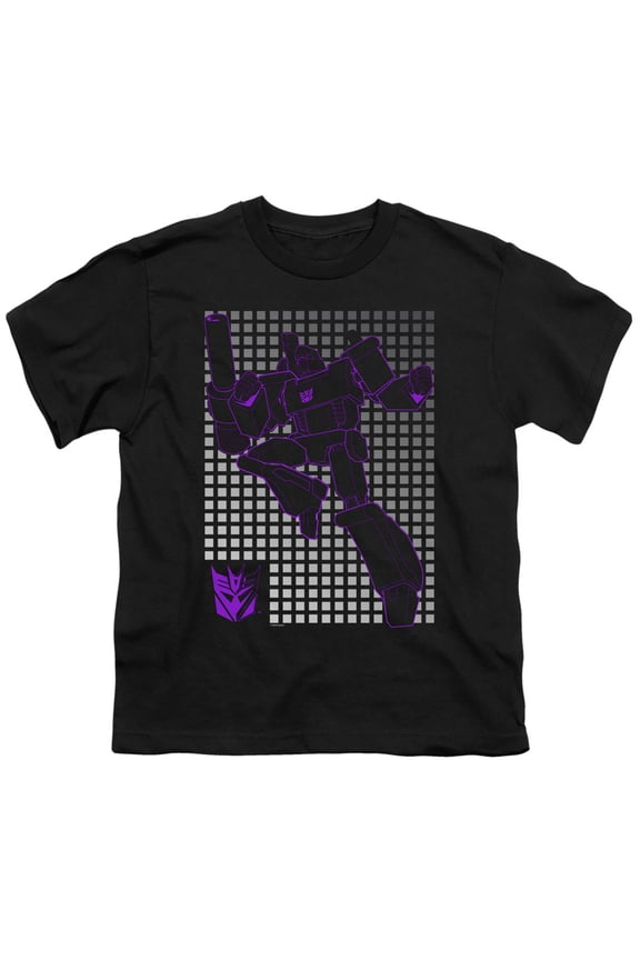 Transformers - Megatron Grid - Youth Short Sleeve Shirt - Small