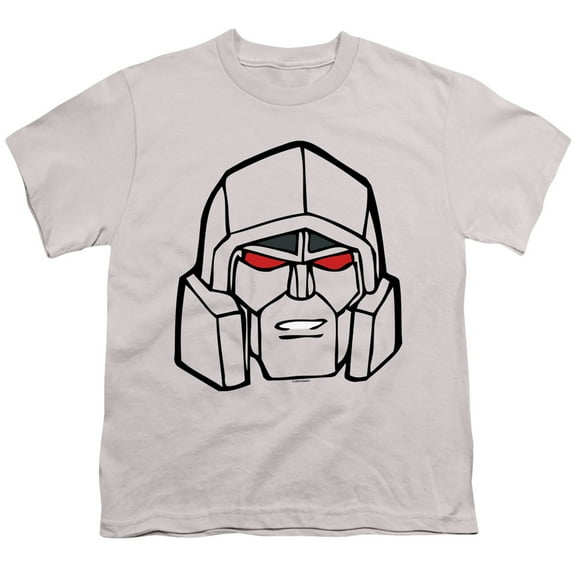 Transformers - Megatron Head - Youth Short Sleeve Shirt - Large