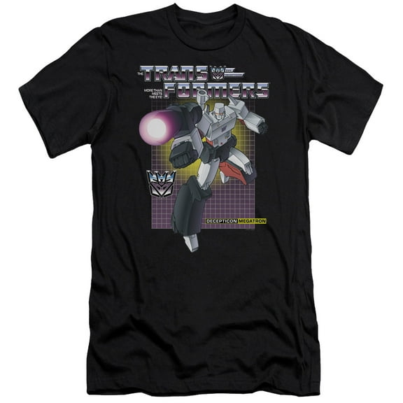 Transformers Megatron S/S Adult 30/1 T-Shirt Black