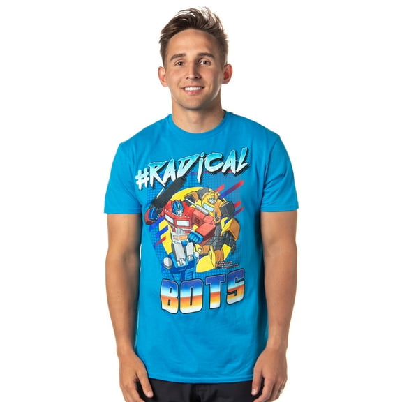 Transformers Men's #Radical Bots More Then Meets The Eye Graphic T-Shirt