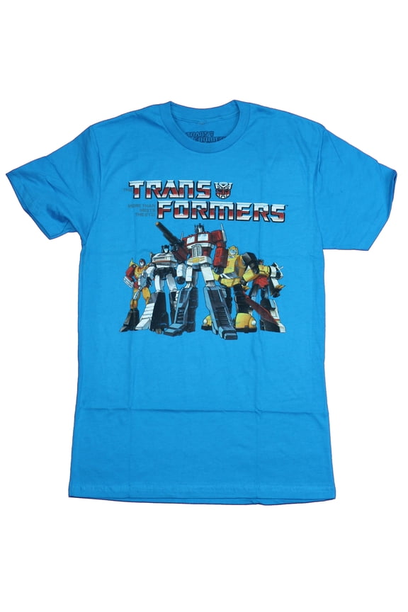 Transformers Mens T-Shirt - Autobot Classic Group Under Logo Image (X-Large)
