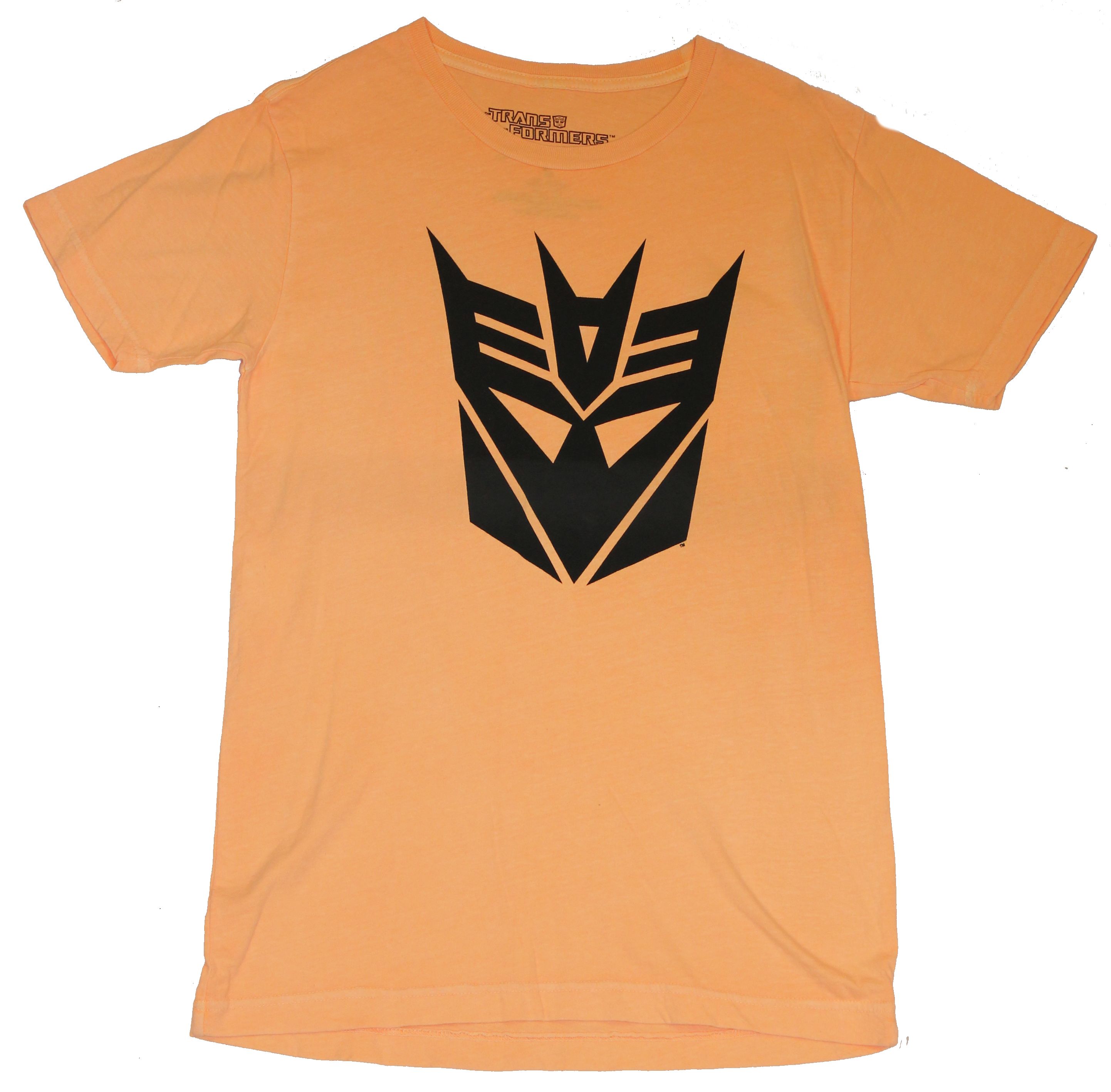 Transformers Mens T Shirt Classic All Black Decepticon Logo Image 