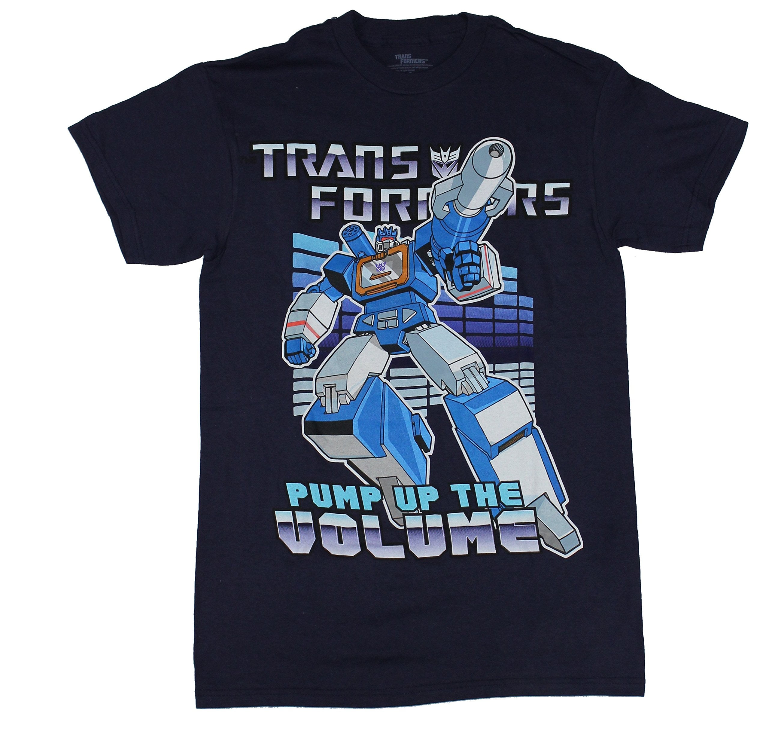Transformers Mens T Shirt Soundwave Pump Up The Volume Image Small