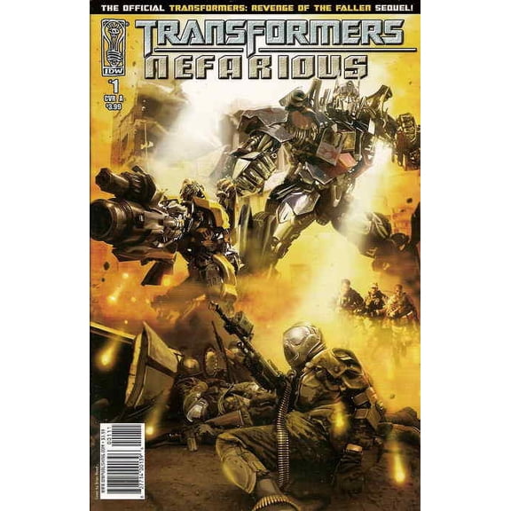 Transformers: Nefarious #1A VF ; IDW Comic Book