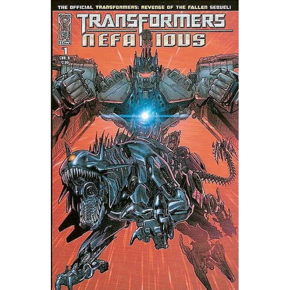 Transformers: Nefarious #1B VF ; IDW Comic Book