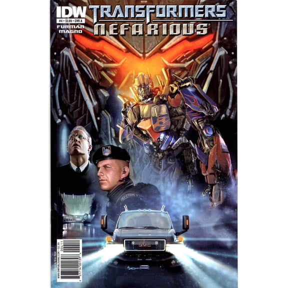 Transformers: Nefarious #4A VF ; IDW Comic Book