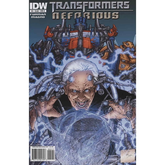 Transformers: Nefarious #5B VF ; IDW Comic Book