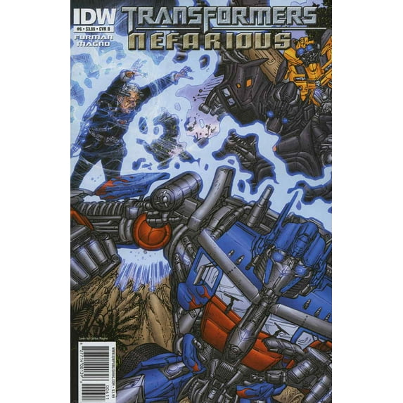 Transformers: Nefarious #6B VF ; IDW Comic Book