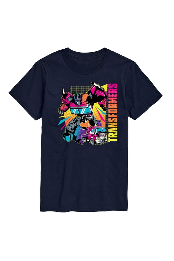 - Neon Halftones Short Sleeve Graphic T-Shirt