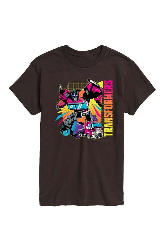 - Neon Halftones Short Sleeve Graphic T-Shirt