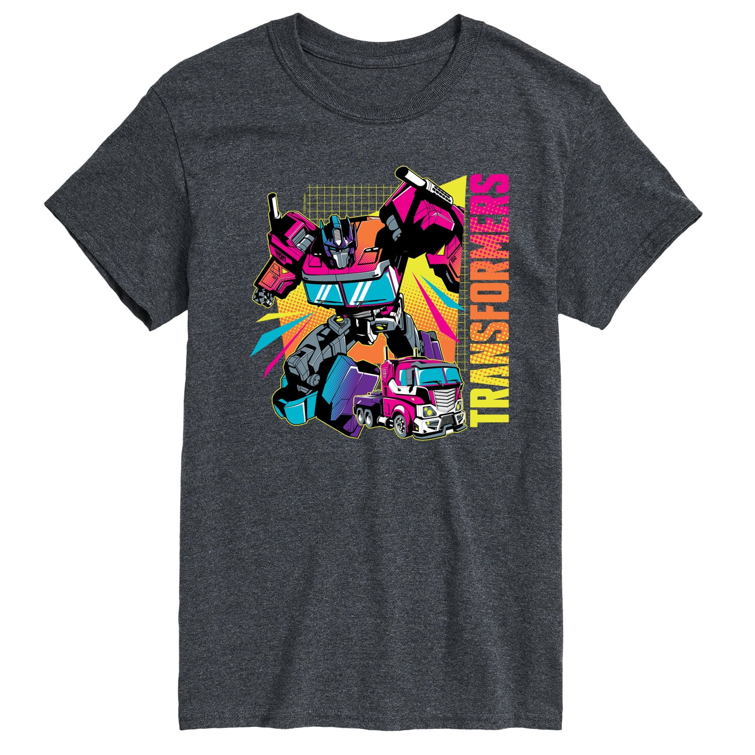 Transformers - Neon Halftones - Adult Short Sleeve Tee