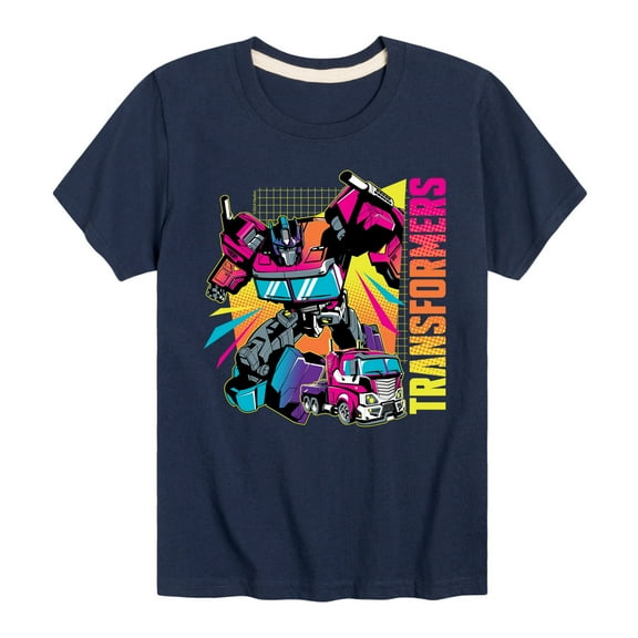 Transformers - Neon Halftones - Kids Toddler And Youth Short Sleeve T - Shirt