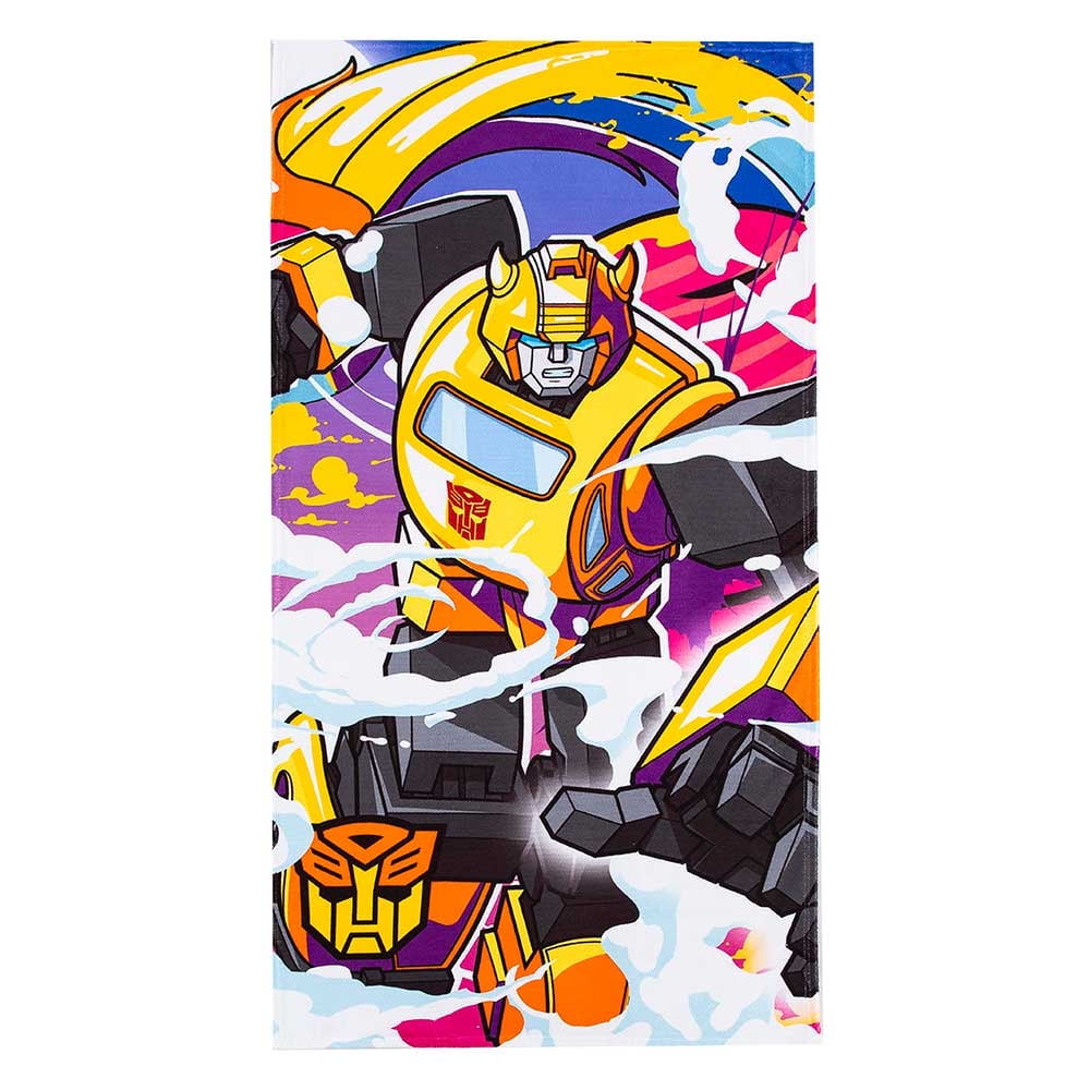 Transformers Neon Smoke Cotton-Poly Blend Beach Towel 30" x 60"