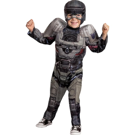 Disguise Toddler Boys' Transformers One Megatron D-16 Muscle - Size 3T-4T - Gray