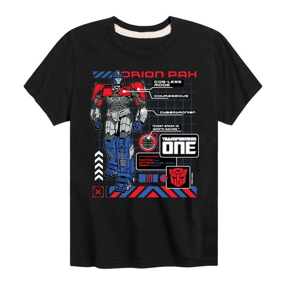 Transformers One - Orion Prax - Youth And Toddler Short Sleeve Graphic T-Shirt