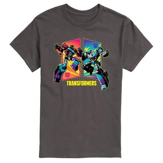 Transformers - Opt Vs Meg Clash - Adult Short Sleeve Tee